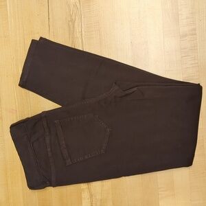 Liverpool The Ankle Skinny pull on denim in brown mocha mousse size 4/27